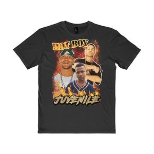 Vintage Style Black Juvenile Rap Tee